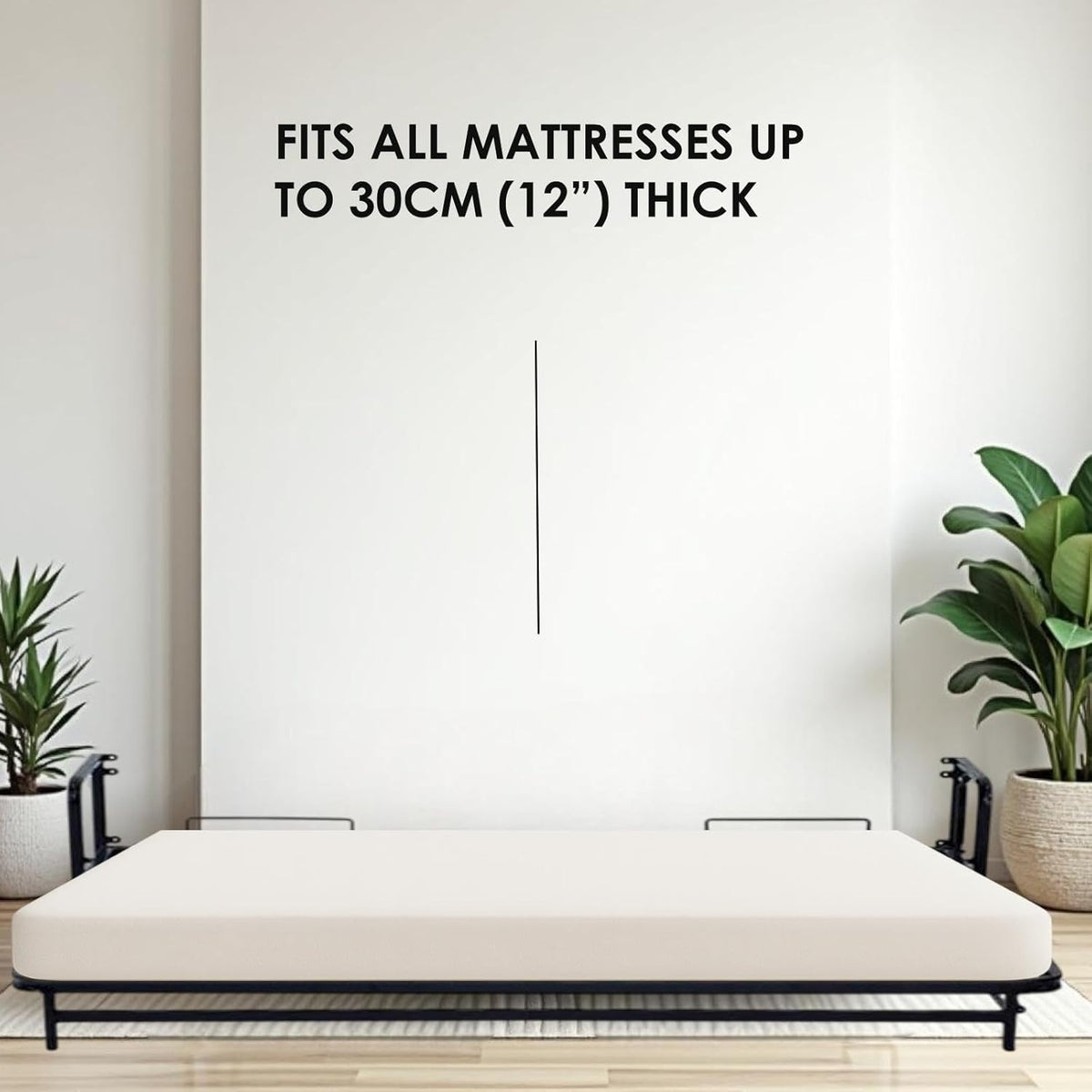 Classic Horizontal Queen Murphy Bed - 60" x 80" Folding Bed