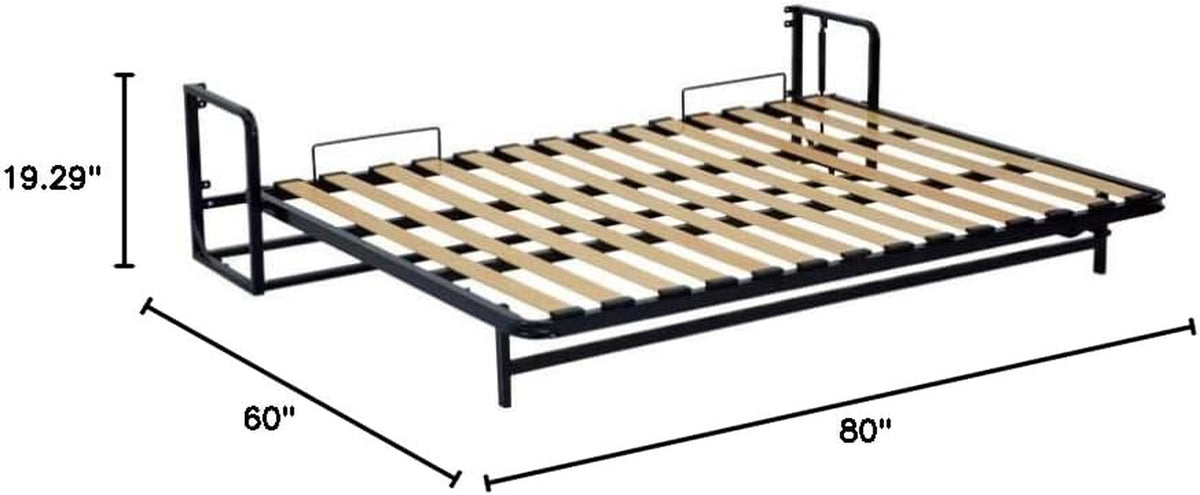 Classic Horizontal Queen Murphy Bed - 60" x 80" Folding Bed